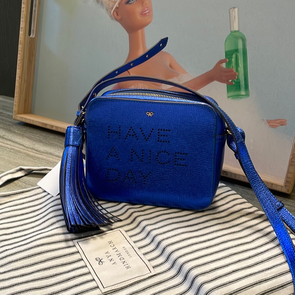 NWOT Anya Hindmarch ‘Have a Nice Day’ crossbody